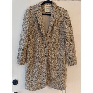 Anthropologie Cartonnier Rowan Leopard/Cheeta Oversized Blazer Sz S *small flaw
